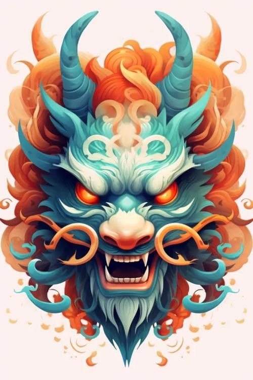 龍頭插畫欣賞 龍頭插畫欣賞 龍魚百科 第20張