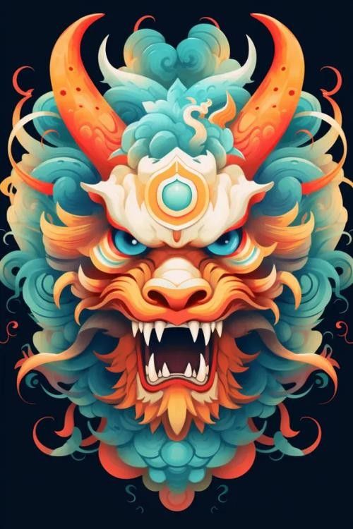 龍頭插畫欣賞 龍頭插畫欣賞 龍魚百科 第18張