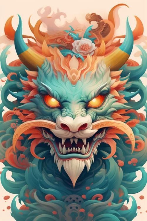 龍頭插畫欣賞 龍頭插畫欣賞 龍魚百科 第19張