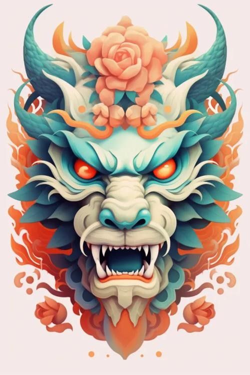 龍頭插畫欣賞 龍頭插畫欣賞 龍魚百科 第25張