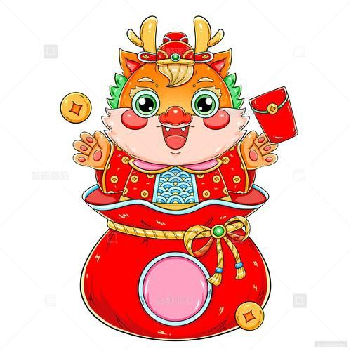 再給我幾張不同風格的招財龍設計圖
