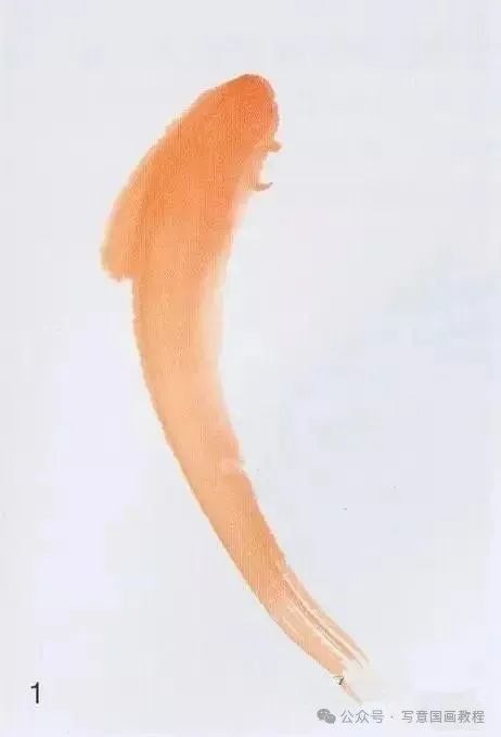 鯉魚的寫意畫法