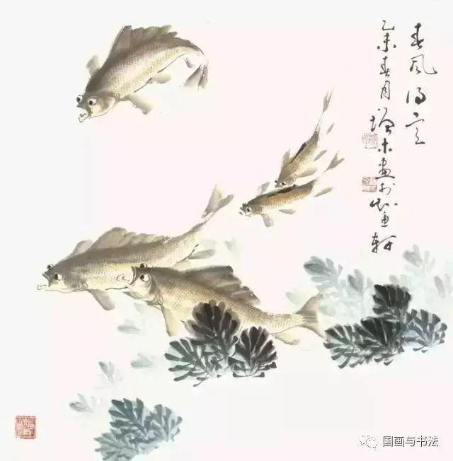 鯉魚的寫意畫法