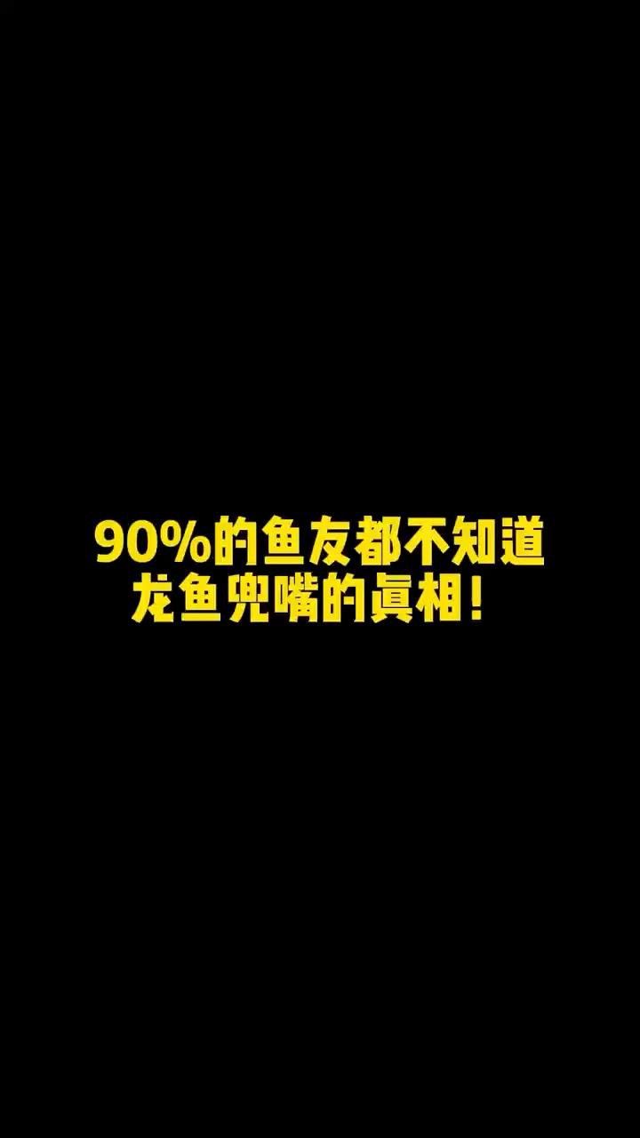 如何判斷龍魚是否兜嘴？