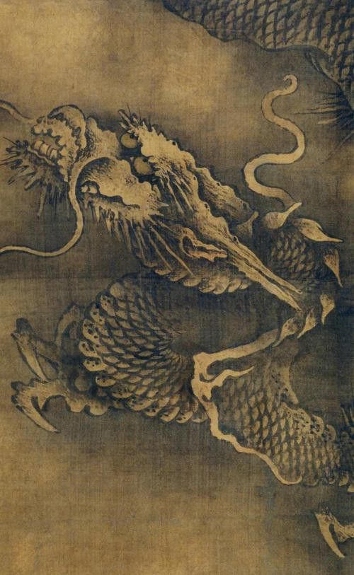 能推薦一些國畫風格的龍圖片嗎？