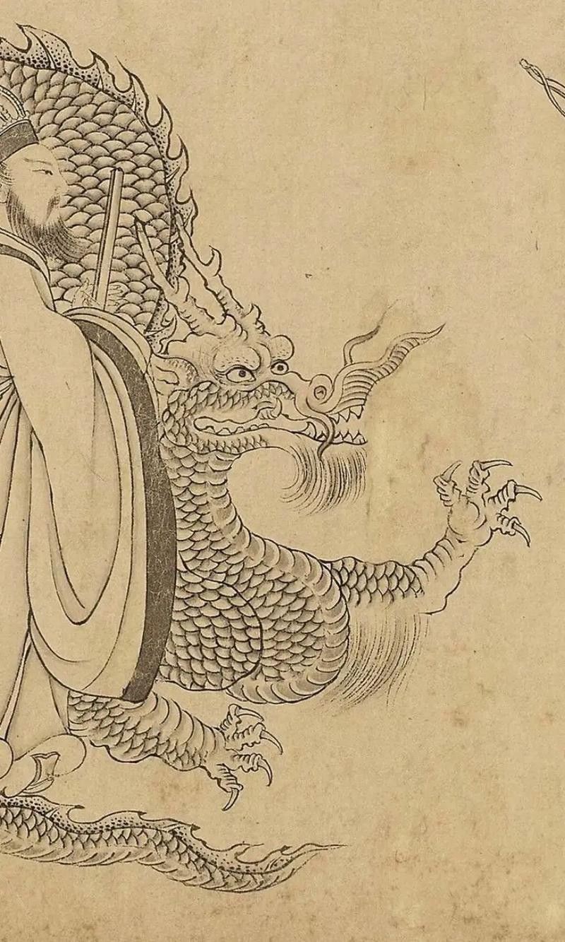 能推薦一些國畫風格的龍圖片嗎？