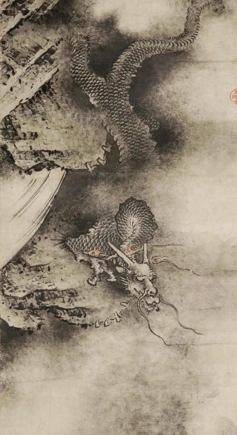 能推薦一些國畫風格的龍圖片嗎？
