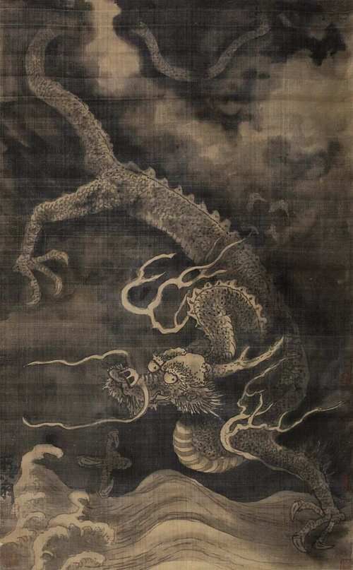 能推薦一些國畫風格的龍圖片嗎？