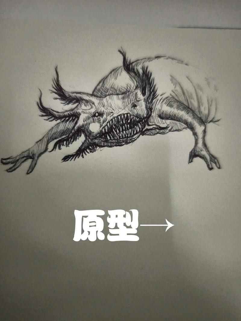 恐龍魚的圖片簡筆畫可愛