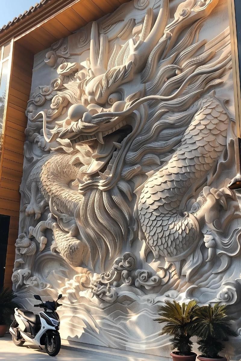哪里可以找到葉公好龍高清壁畫