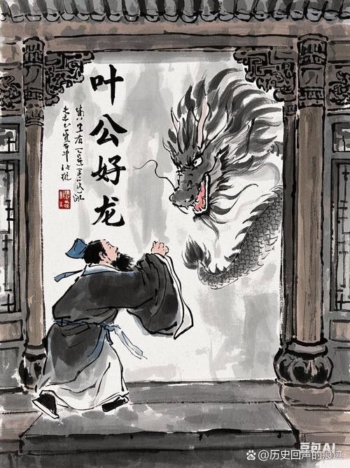 哪里可以找到葉公好龍高清壁畫