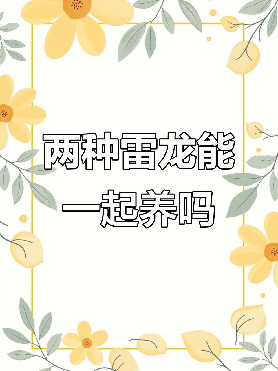 如何訓練雷龍魚接受混養？