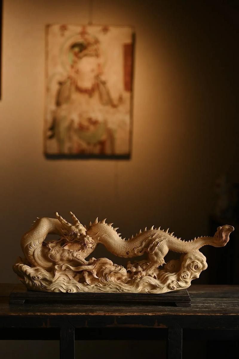 木質龍擺件如何盤玩?