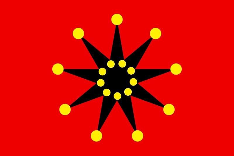 赤底黑龍旗的圖案有何講究？