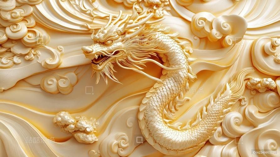 哪里可以找到高清招財龍壁紙？