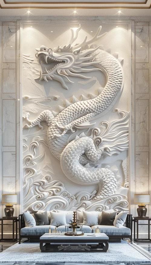 哪里可以找到高清招財龍壁紙？