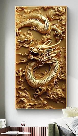 哪里可以找到高清招財龍壁紙？