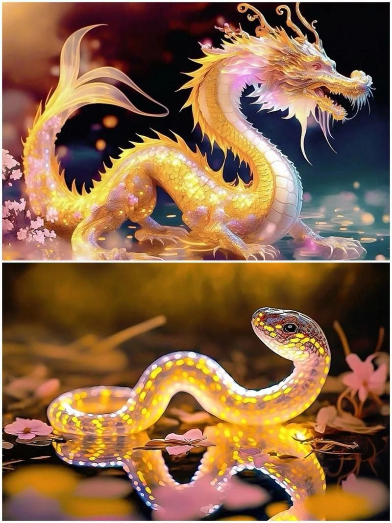 龍蛇合體霸氣圖片