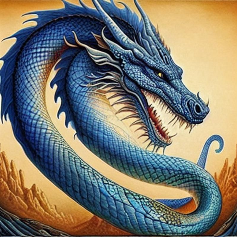 龍蛇合體霸氣圖片