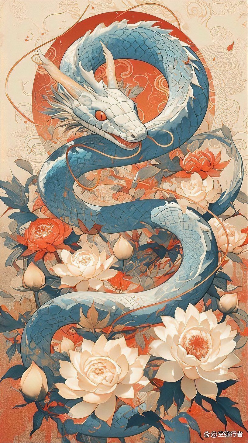 龍蛇合體霸氣圖片
