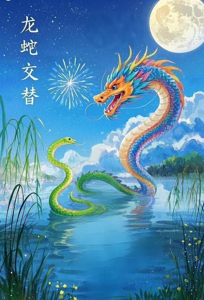龍蛇合體霸氣圖片