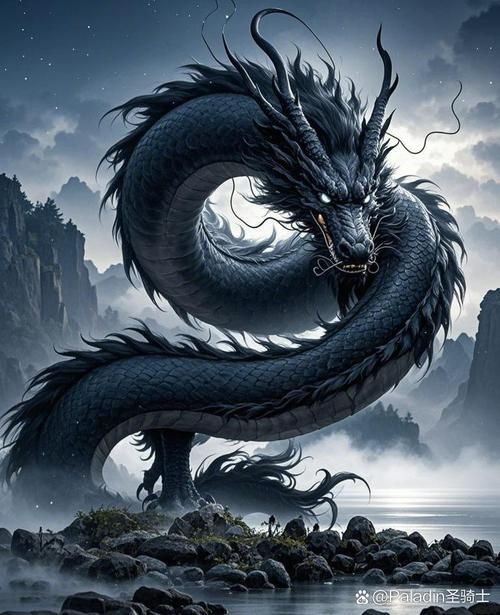 黑龍形象的藝術作品