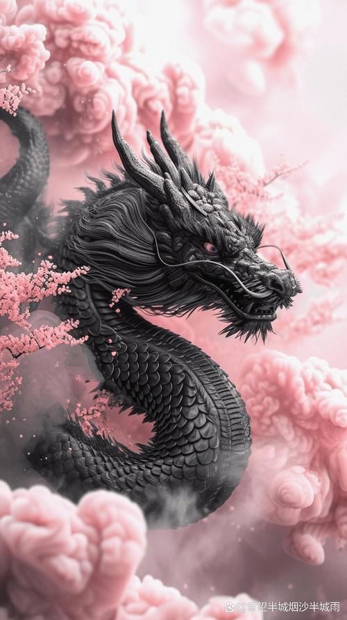 黑龍形象的藝術作品