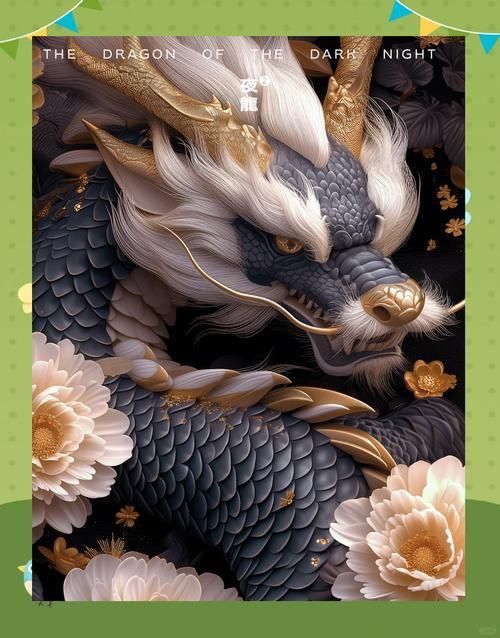 黑龍形象的藝術作品