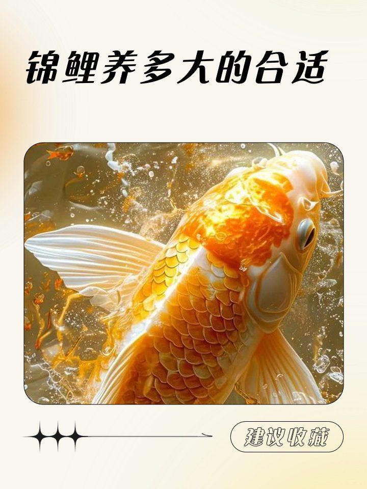 錦鯉大的好養(yǎng)還是小的好養(yǎng)