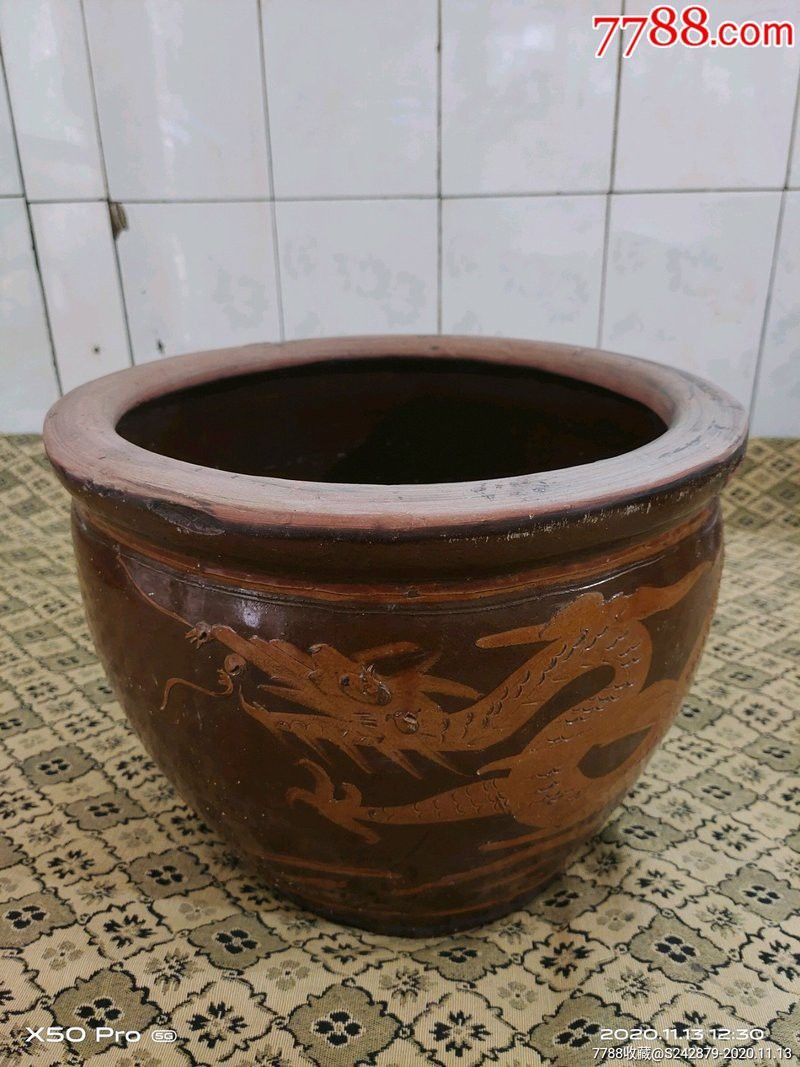 清代龍缸的價格是多少？ 清代龍缸的價格是多少？ 龍魚百科 第11張