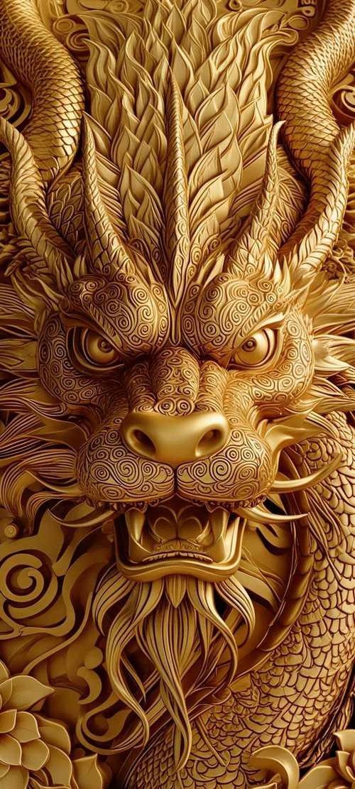 哪里可以找到更多高清的招財(cái)龍圖片（獲取高清招財(cái)龍圖片的推薦渠道和資源類型：純黃銅龍）