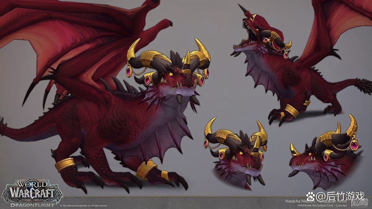紅龍角色設(shè)計有哪些經(jīng)典案例：《魔獸世界》10.0藝術(shù)賞析紅龍角色設(shè)計細(xì)節(jié)