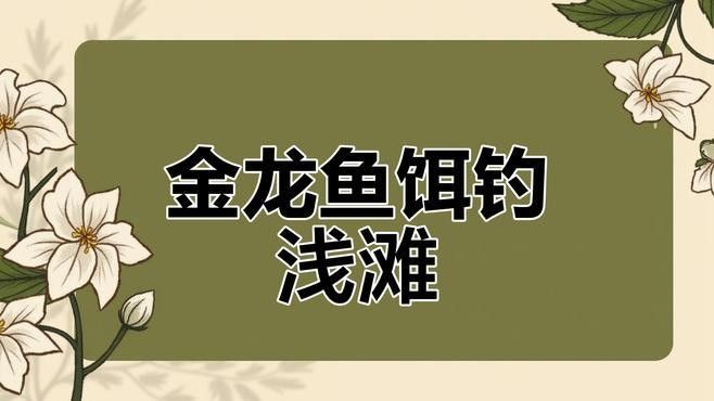 金龍魚餌哪個配方最好？：金龍魚餌的選擇需根據目標魚種、季節和垂釣環境靈活調整