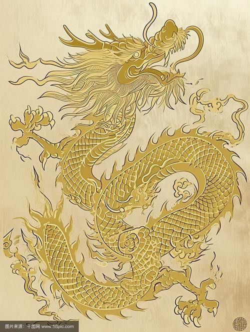 給我一些金龍圖案的免摳素材：金龍圖案免摳素材資源推薦
