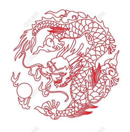 給我一些金龍圖案的免摳素材：金龍圖案免摳素材資源推薦