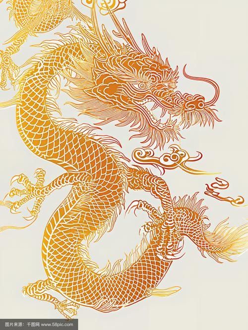 給我一些金龍圖案的免摳素材：金龍圖案免摳素材資源推薦