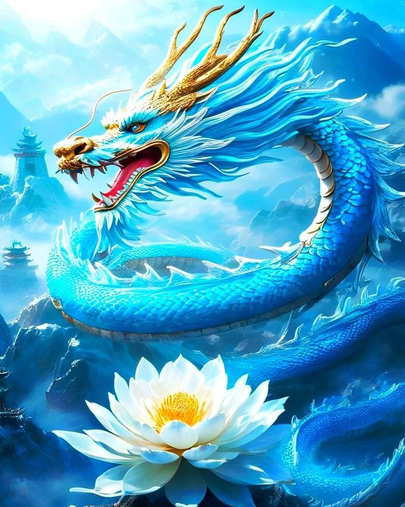 藍龍在中國文化中有何象征：中國文化中的藍龍（藍色龍）承載著豐富的象征意義