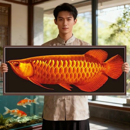 如何選擇適合金龍魚魚缸的背景圖片：金龍魚在不同生長階段對背景的需求差異顯著需求及注意事項