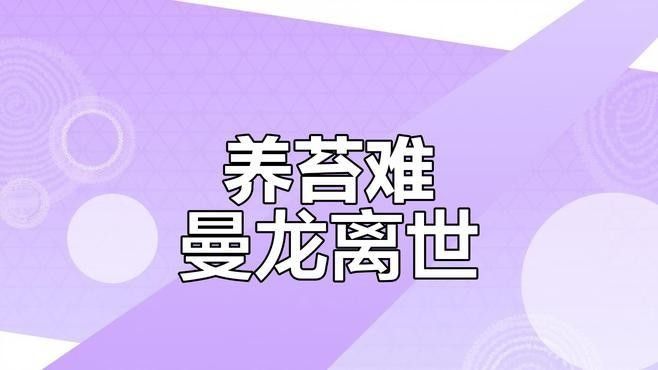 如何維持曼龍魚缸水質(zhì)穩(wěn)定：養(yǎng)苔失敗，曼龍意外去世，水質(zhì)波動大揭秘