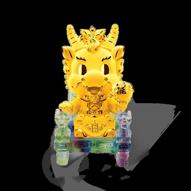 有哪些著名的聚財金龍作品：南昌海昏侯墓出土的金龍以利爪觸地、騰空姿態(tài)展現(xiàn)帝王威嚴(yán)