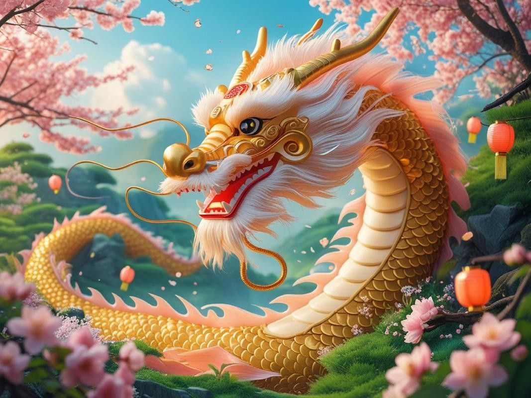給我推薦一些高清的屬龍招財圖片：精選高清屬龍招財圖片推薦