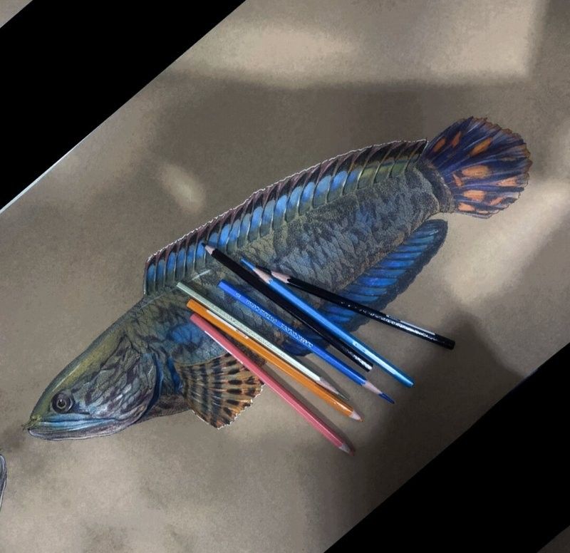 雷龍魚圖畫適合什么場合：雷龍魚圖畫因其獨特的文化寓意和藝術表現力和藝術表現力 雷龍魚圖畫適合什么場合：雷龍魚圖畫因其獨特的文化寓意和藝術表現力和藝術表現力 龍魚百科 第4張