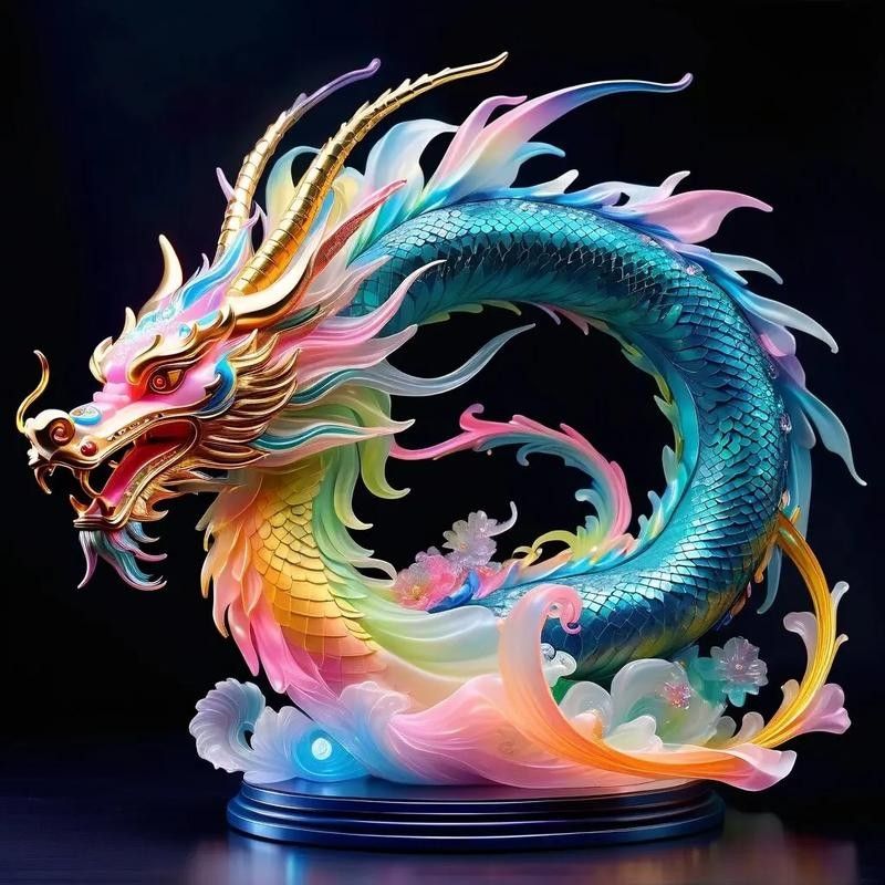 還有哪些生龍主題雕塑作品：北京街頭龍味十足！
