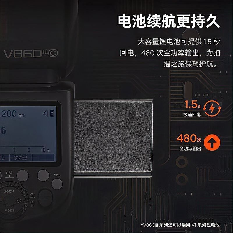 神牛V860III有哪些特點：神牛v860iii三代機頂閃光燈