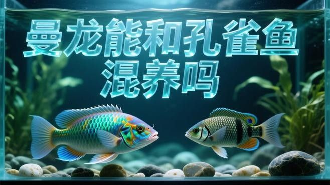 如何降低藍曼龍魚對孔雀魚的攻擊性：曼龍魚和孔雀魚混養可行嗎