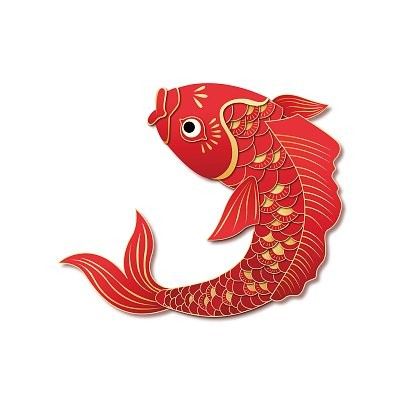 紅龍魚高清豎屏背景圖有哪些風格：紅龍魚的高清豎屏背景圖