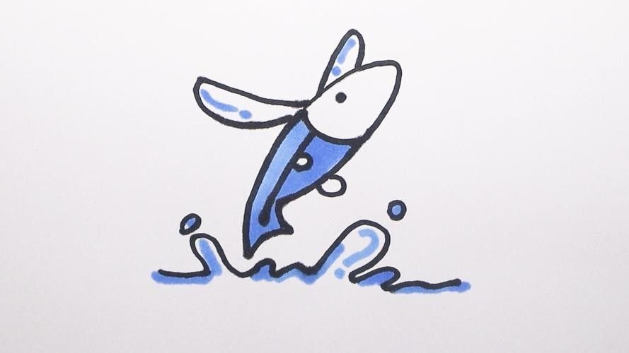 有沒有飛龍魚卡通手繪圖片？：飛龍魚卡通手繪