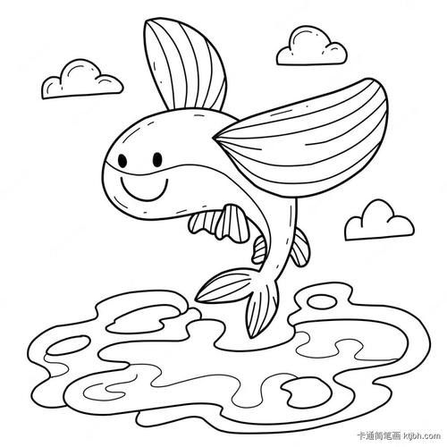 有沒有飛龍魚卡通手繪圖片？：飛龍魚卡通手繪