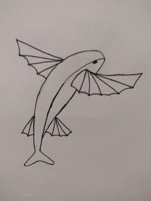 有沒有飛龍魚卡通手繪圖片？：飛龍魚卡通手繪
