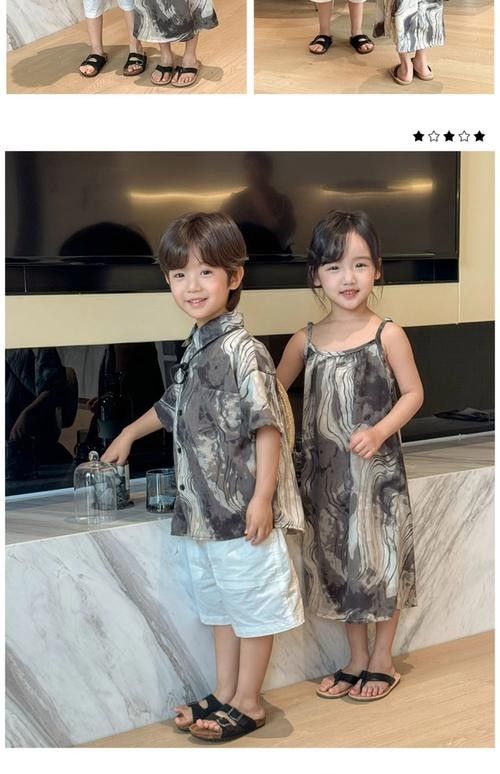 龍水元素在親子裝中的設計：水元素在親子裝設計中的應用